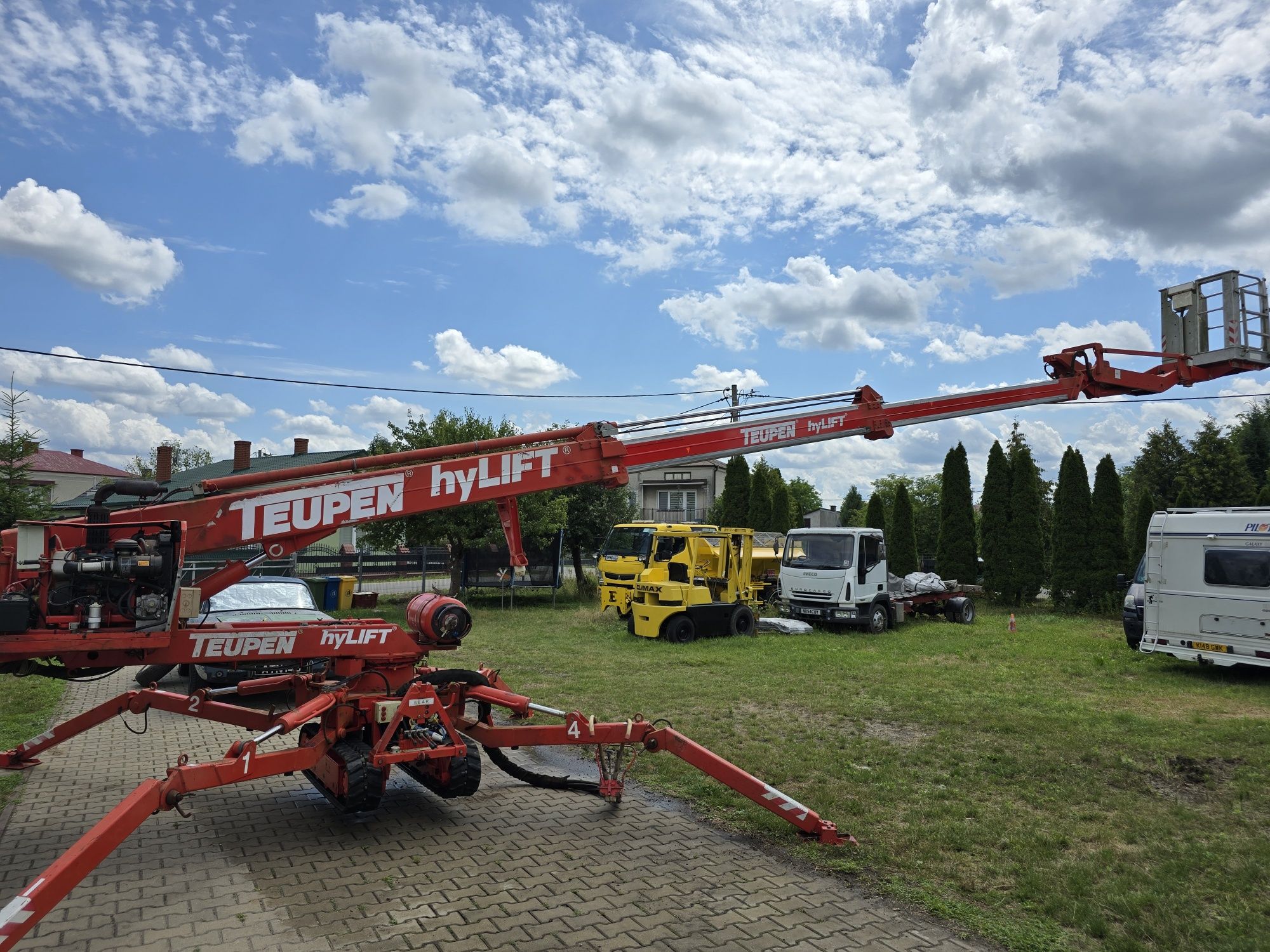 Zwyżka omme teupen Leo 16 gt hylift terenowy podnośnik LPG gasienicowy