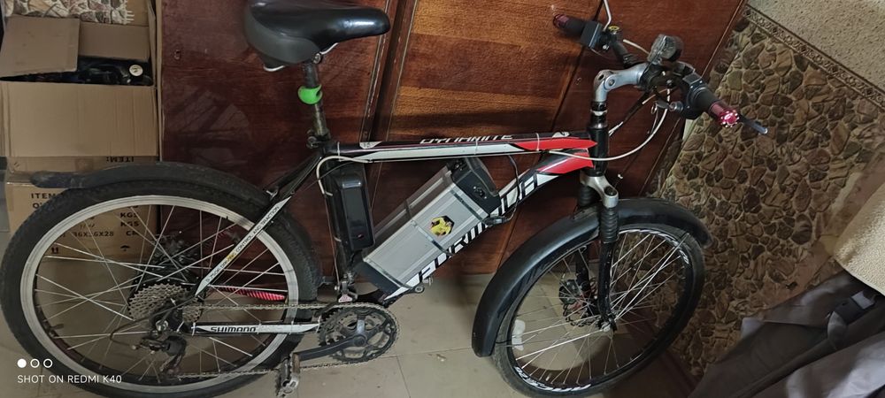 Продам электровелосипед БЕЗ БАТАРЕИ!!