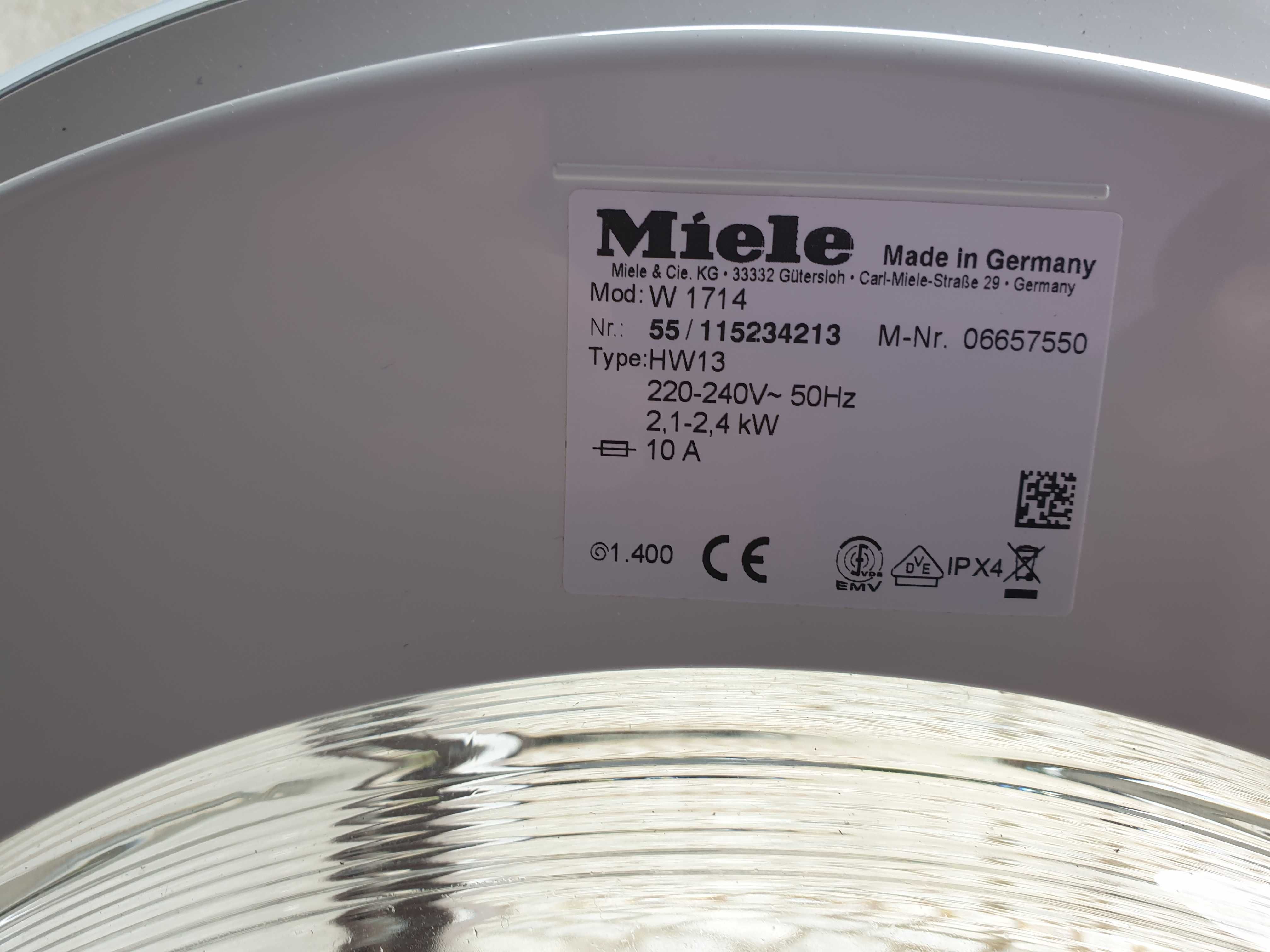 Pralka MIELE W1714  plaster miodu 6kg