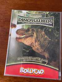 Caderneta Cromos-Bollycao-Dinossauros-80-Cromos-Completa