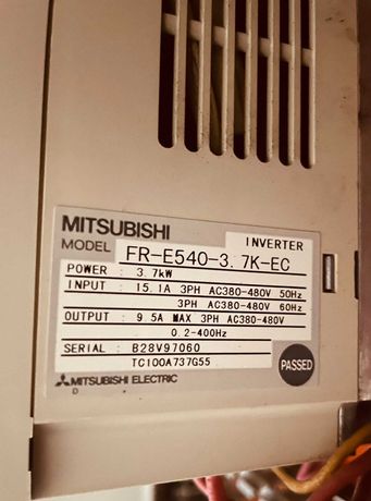 продам частотний перетворювач Mitsubishi fr-e540 5.5 kW і 3.7 kW
