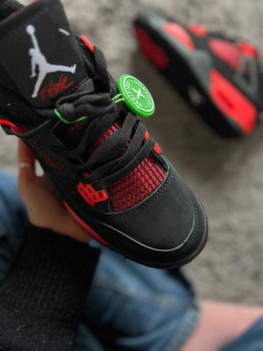 Мужские кроссовки Nike Jordan Retro 4 "Сrimson Red Thunder"