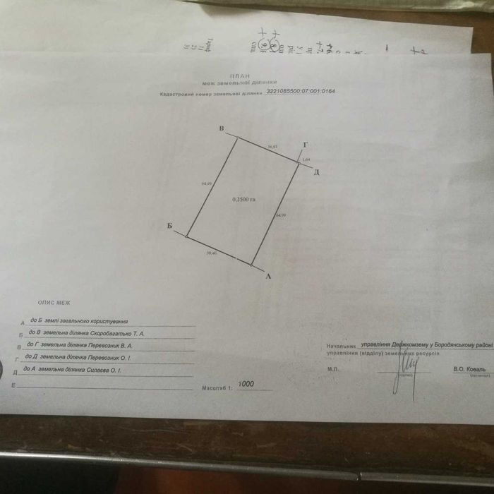 Продаж земельної ділянки під ОСГ 25 соток Микуличі