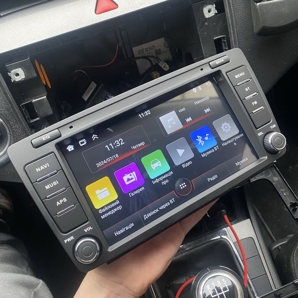Магнітола Skoda Octavia A5 3 Carplay та Andoid Auto Шкода Октавія А5
