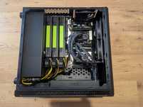 Workstation homelab AI wirtualizacjia 3x Tesla P40 128gb ram 36 rdzeni
