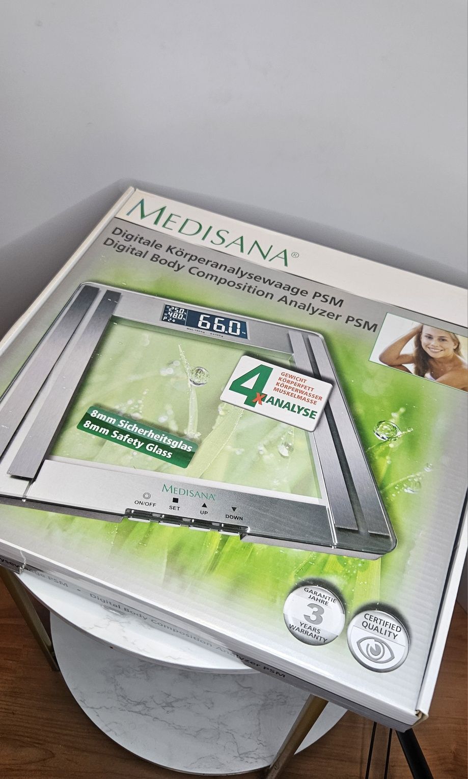 Waga łazienkowa z analizą ciałą Medisana PSM