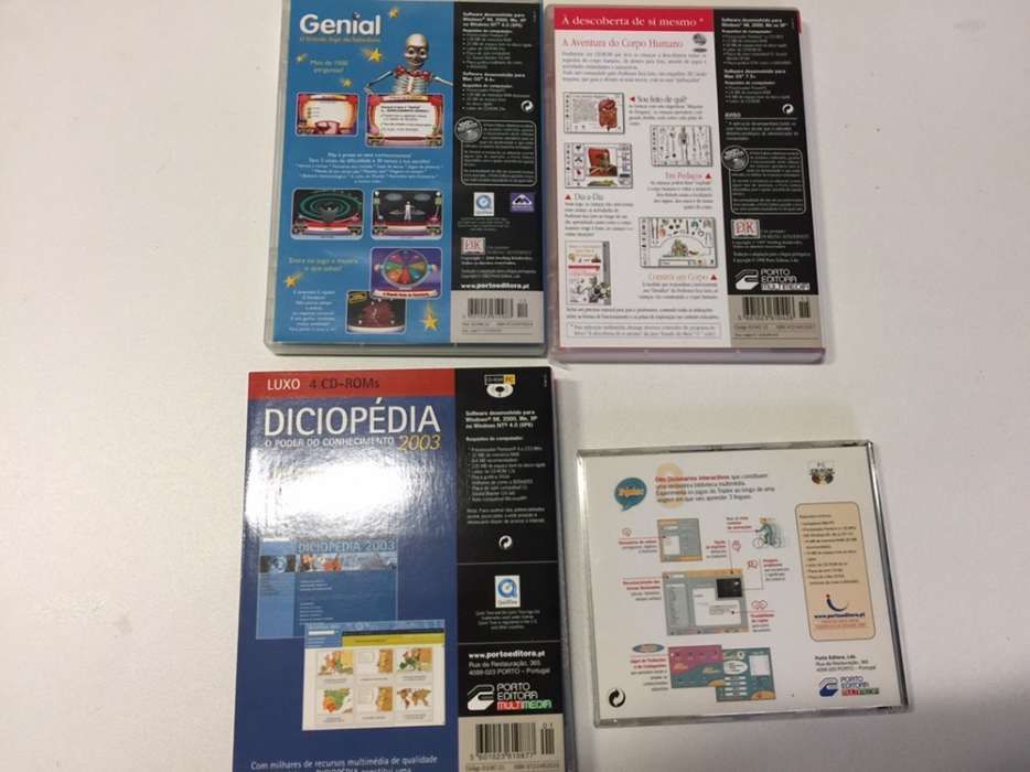 4 CDs/DVDs de aprendizagem