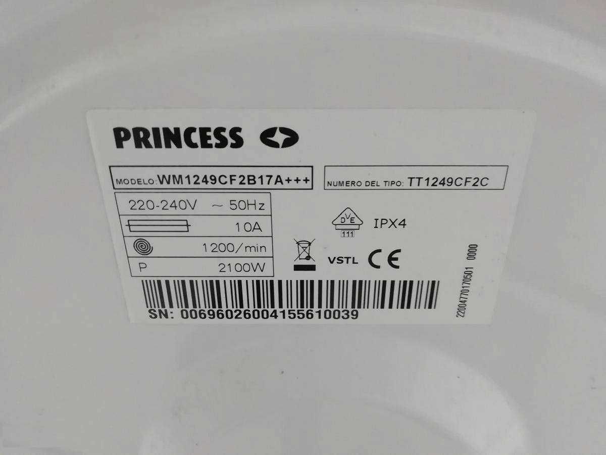 Peças Máquina Lavar Roupa Princess WM1249CF2B17A+++