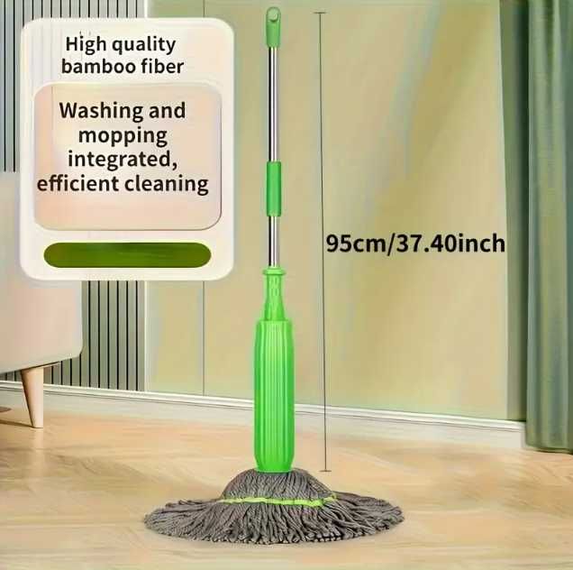 Швабра для сухой и влажной уборки само отжимающаяся с отжимом