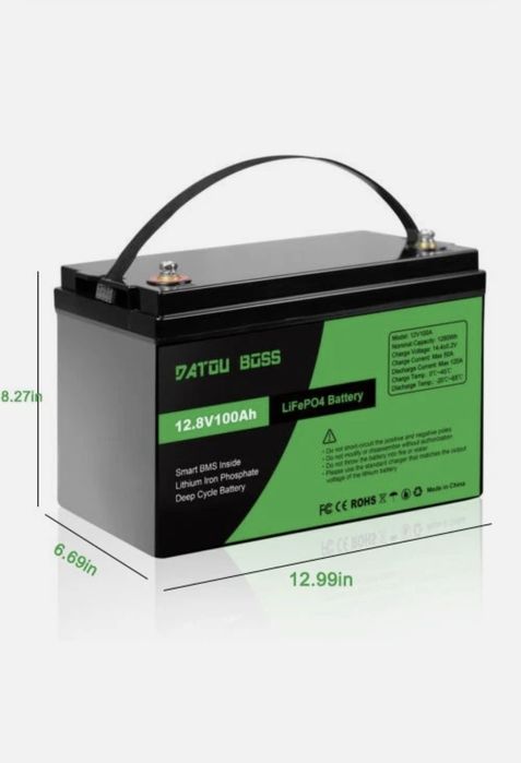 На 08.12 Lifepo4 12v 100ah Datou Boss