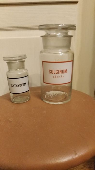 Аптечная посуда--штангласы 1,25 литра и 0,25 литра