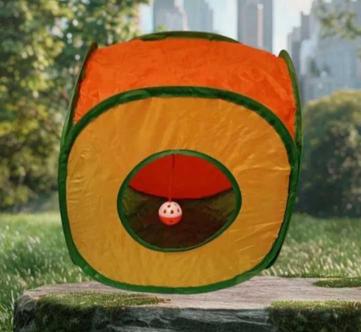 Túneis quadrados para gatos