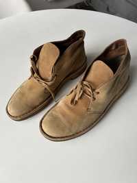Мужские ботинки кожаные Clarks Desert Chukka