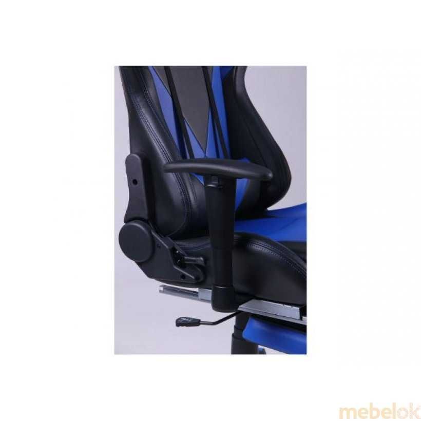 Кресло геймерское AMF VR Racer Magnus черный/синий