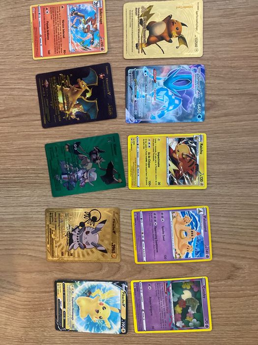 Cartas coleção Pokémon