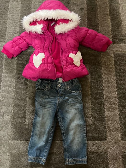 Parka e jeans 12 meses