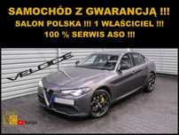 Alfa Romeo Giulia VELOCE Q4+ Salon POLSKA + 100% Serwis +100% BEZWYPADKOWY +1 Właściciel