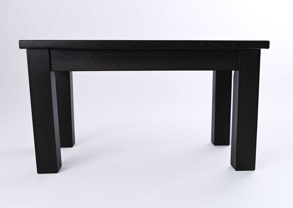 Stolik Kawowy DREWNIANY DĘBOWY Lakierowany kolor CZARNY