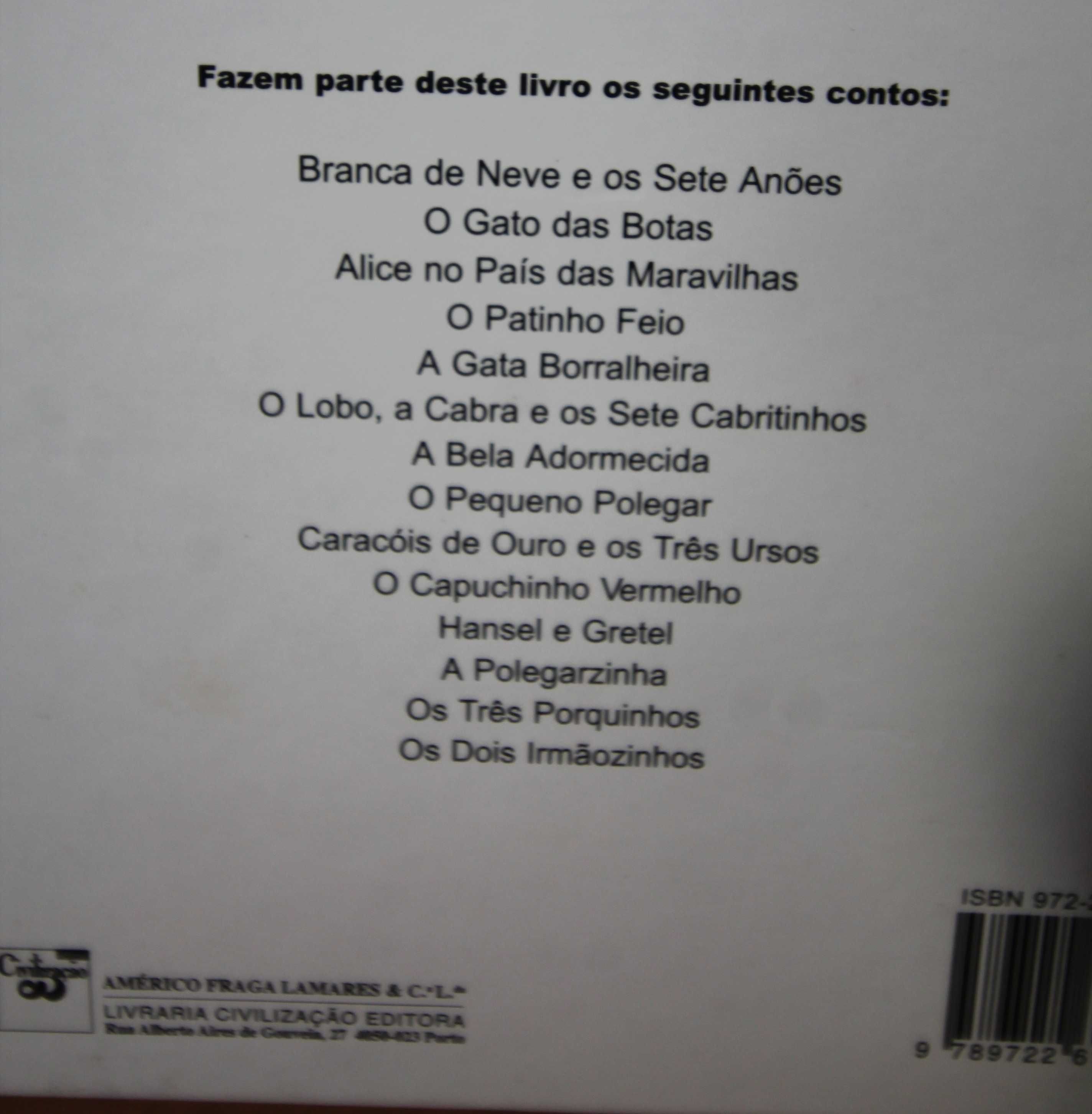 livro de historias/Contos Fábulas infantis "Contos Maravilhosos"