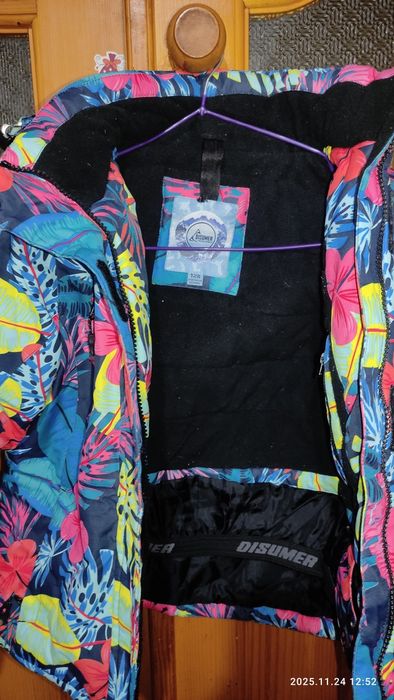 Зимний термо-комбинезон для девочки, 128 см