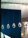 Lampa wisząca Schiller Rocio 5 Led listwa chrom okazja!!