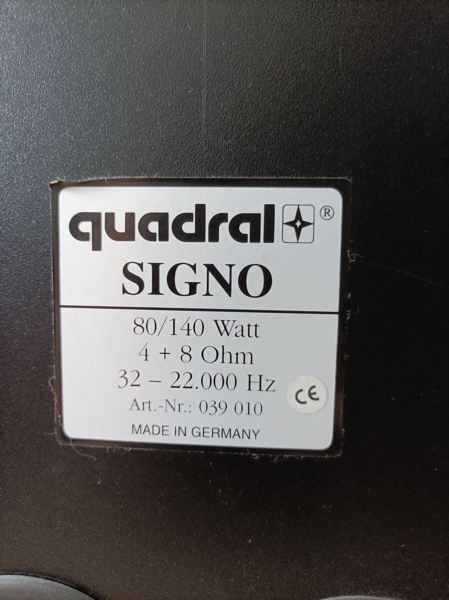 Kolumny Quadral Signo 80/140wat