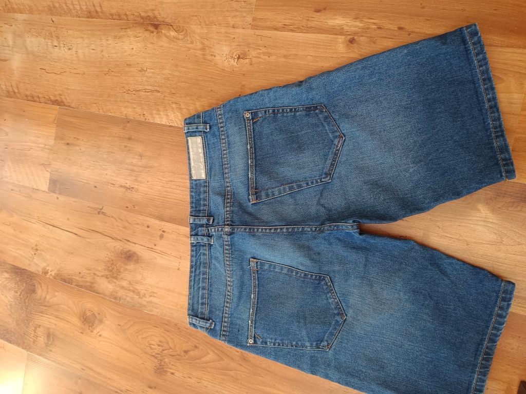 Krótkie spodnie jeans Zara męskie