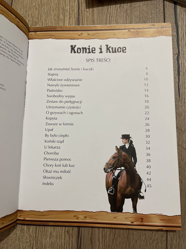 Książka odkrywanie świata Konie i kuce