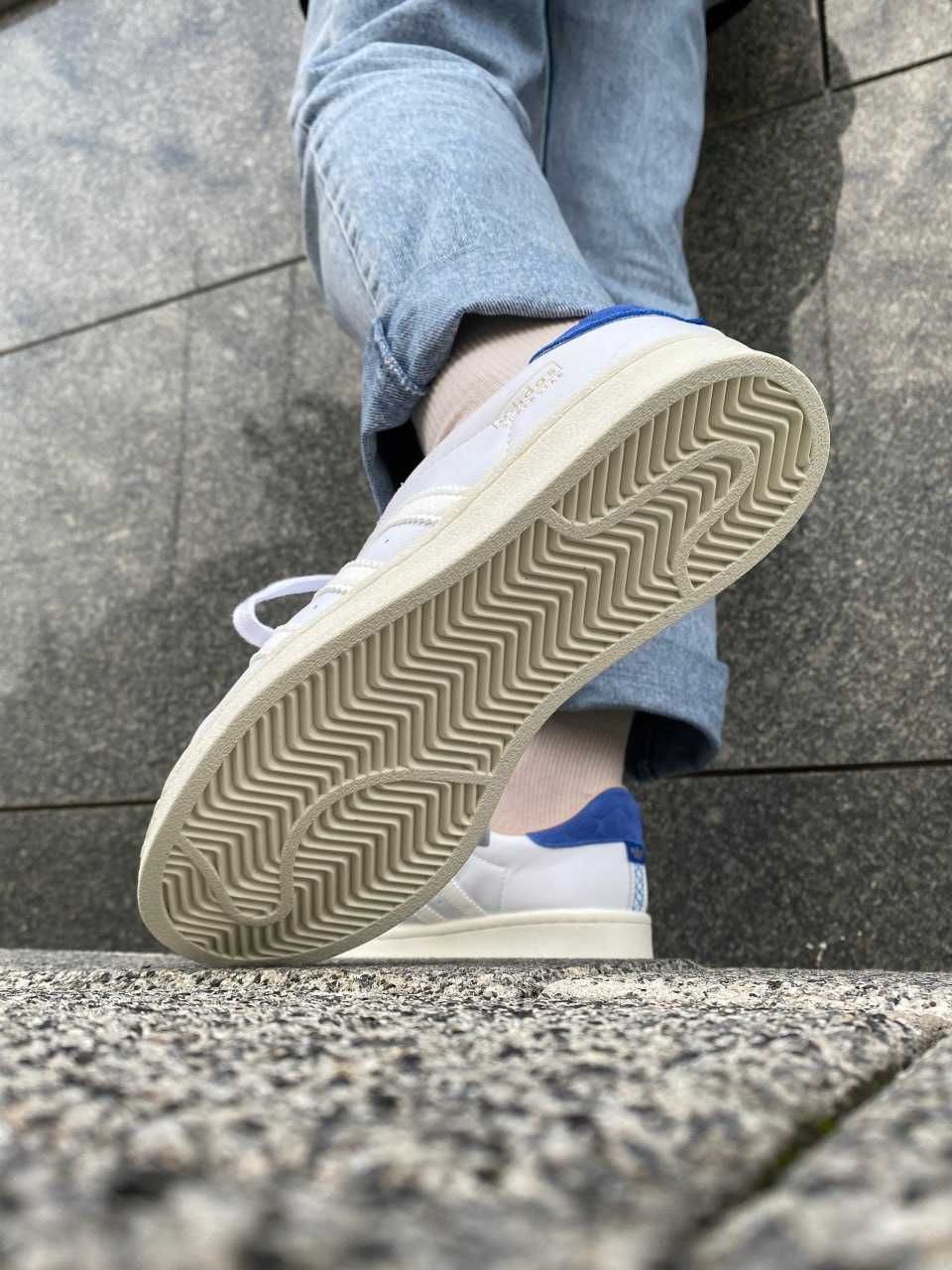 Кроссовки Adidas Superstar White Blue 36-45 Хит Сезона! Наложка!