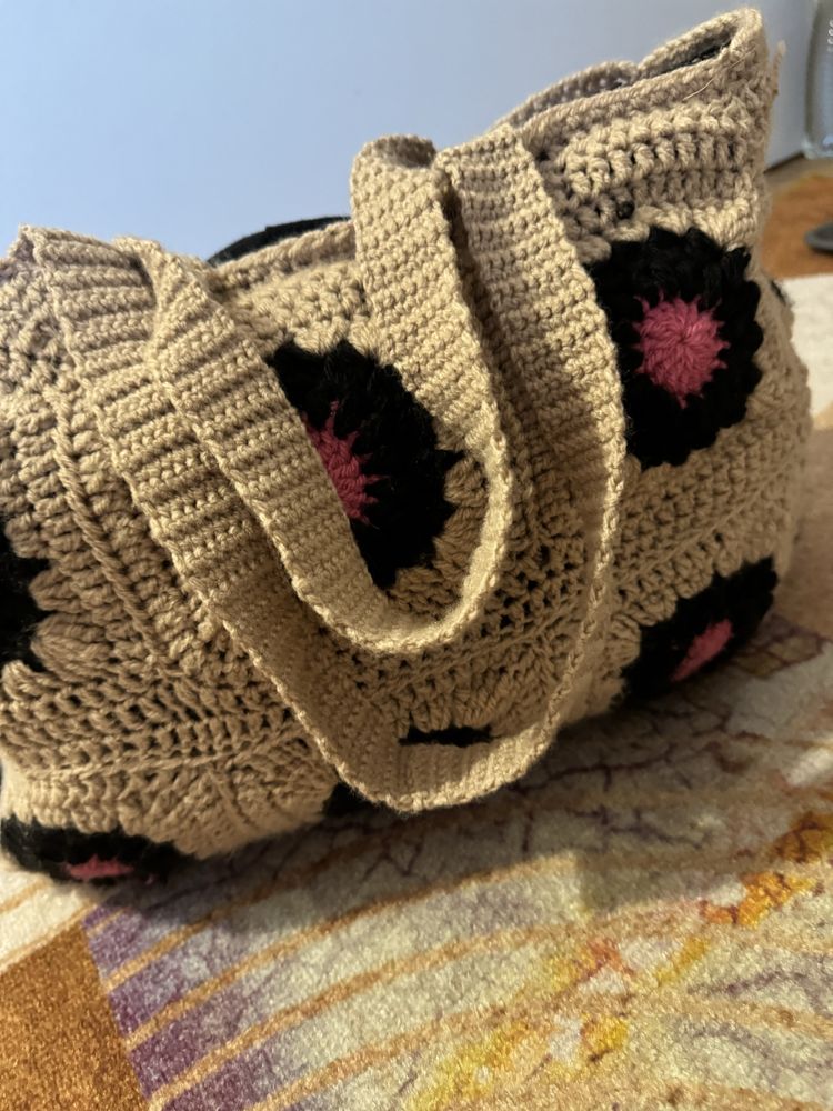 Torebka szydełkowa handmade