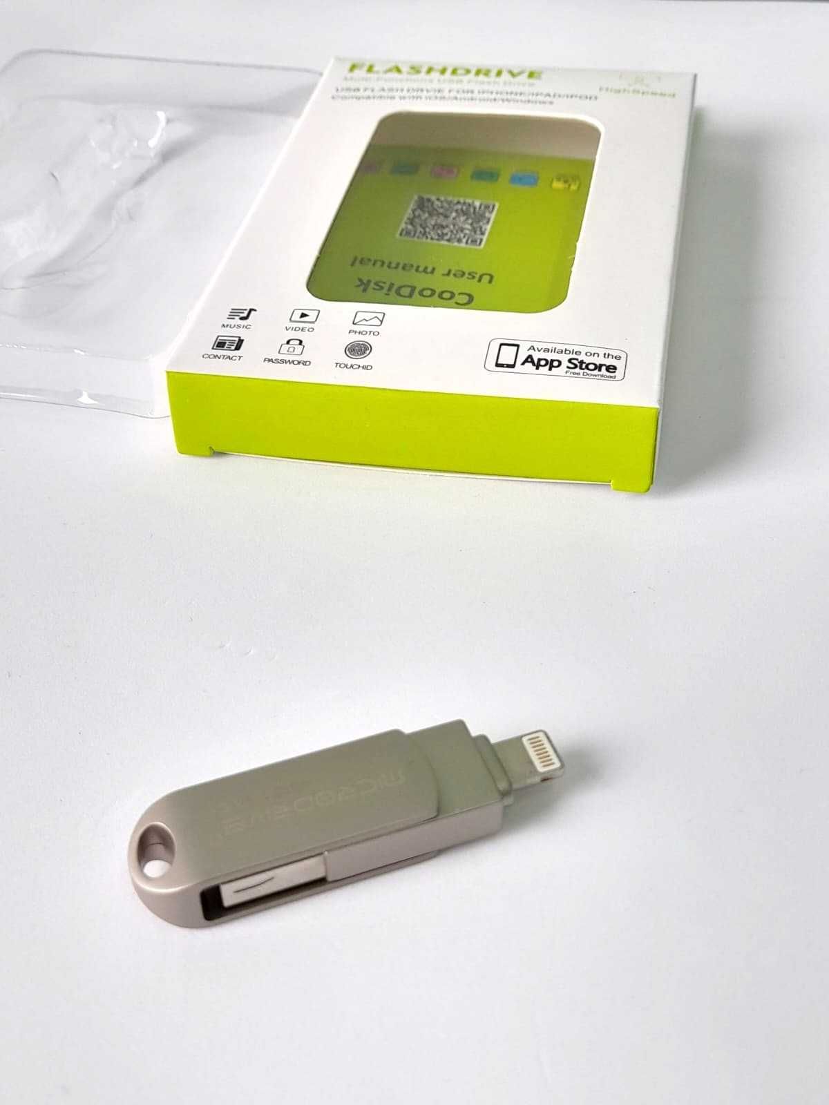 Pen Drive 64GB USB 3.0 e Iphone - Nova