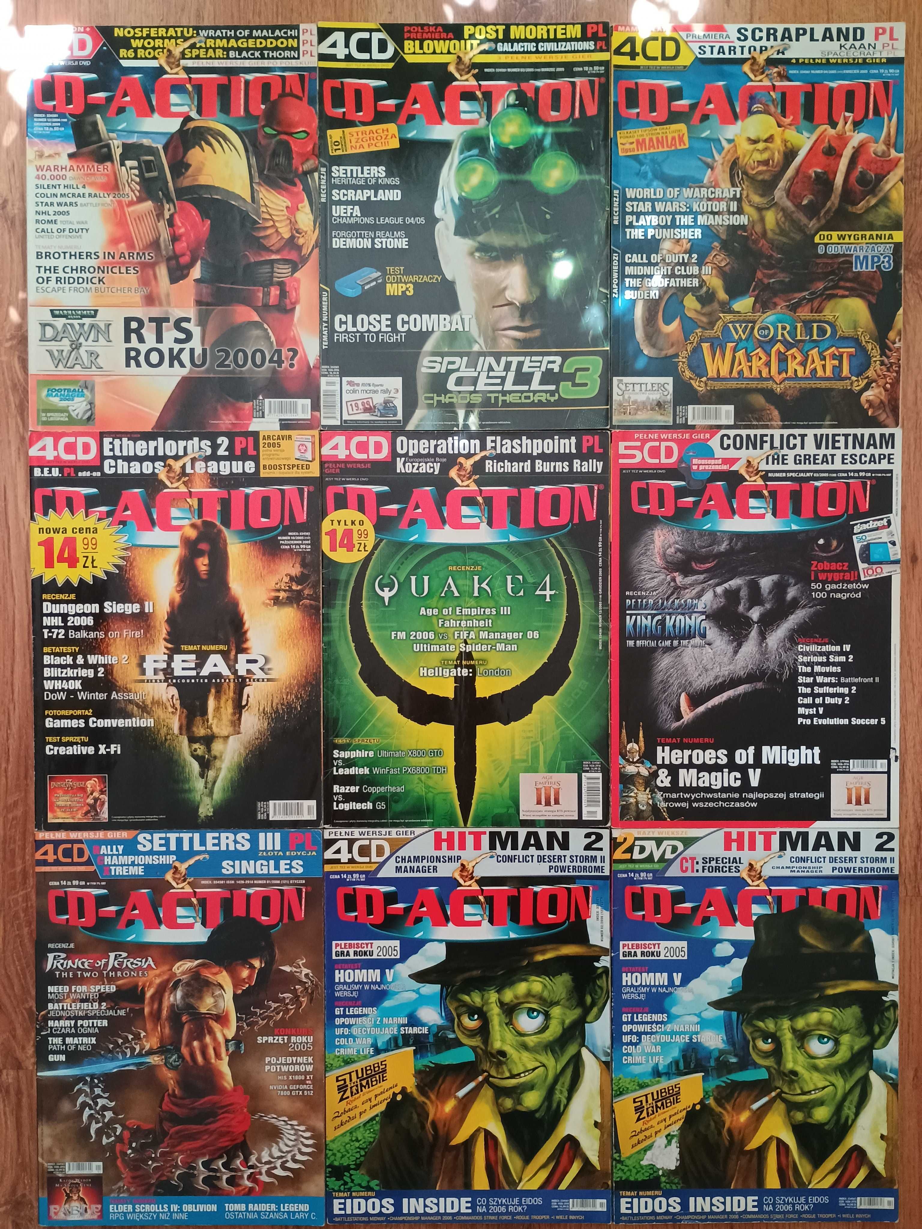Czasopisma CD-Action 128 sztuk z lat 02-22