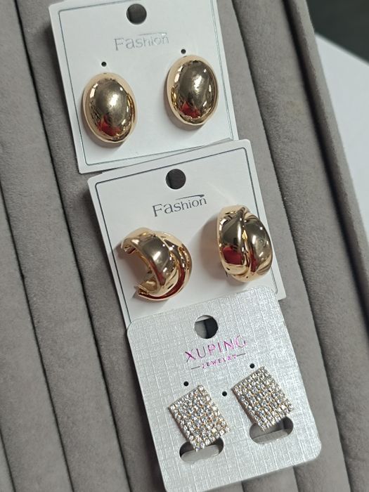 Кліпси Святкові, Весільні ,Сережки Кліпси прокол не потрібен