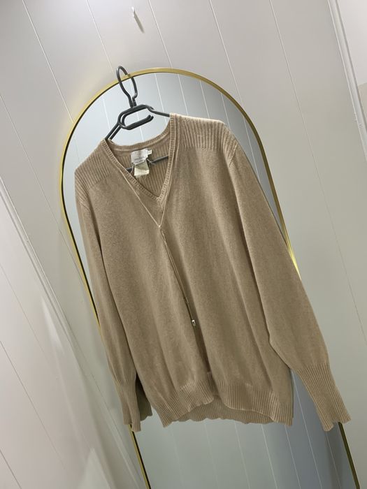 Sweter kaszmirowy 100% kaszmir beżowy sweter Voyage by Marina Rinaldi