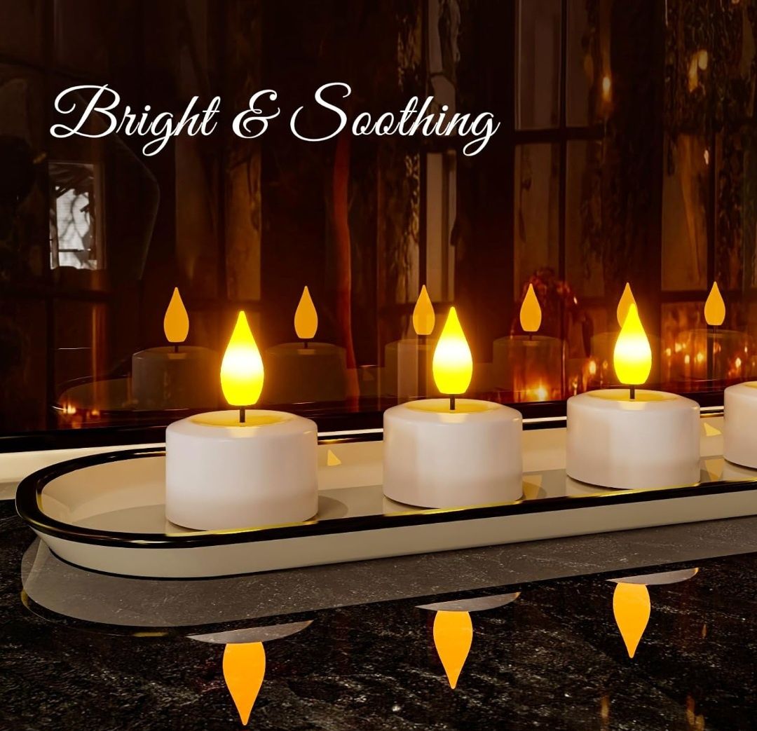 12szt PChero Akumulatorowe świece LED Tea Light