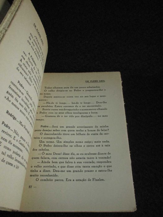 Livro Em Pleno Azul D. Virgínia de Castro e Almeida