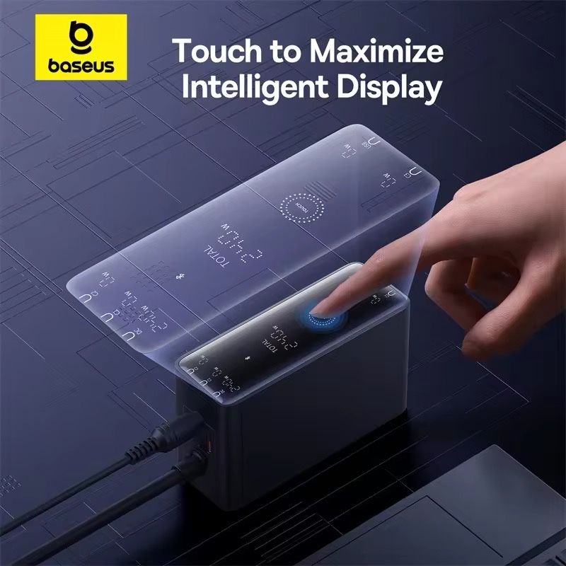 Baseus-Carregador Digital GaN para Notebook 240w