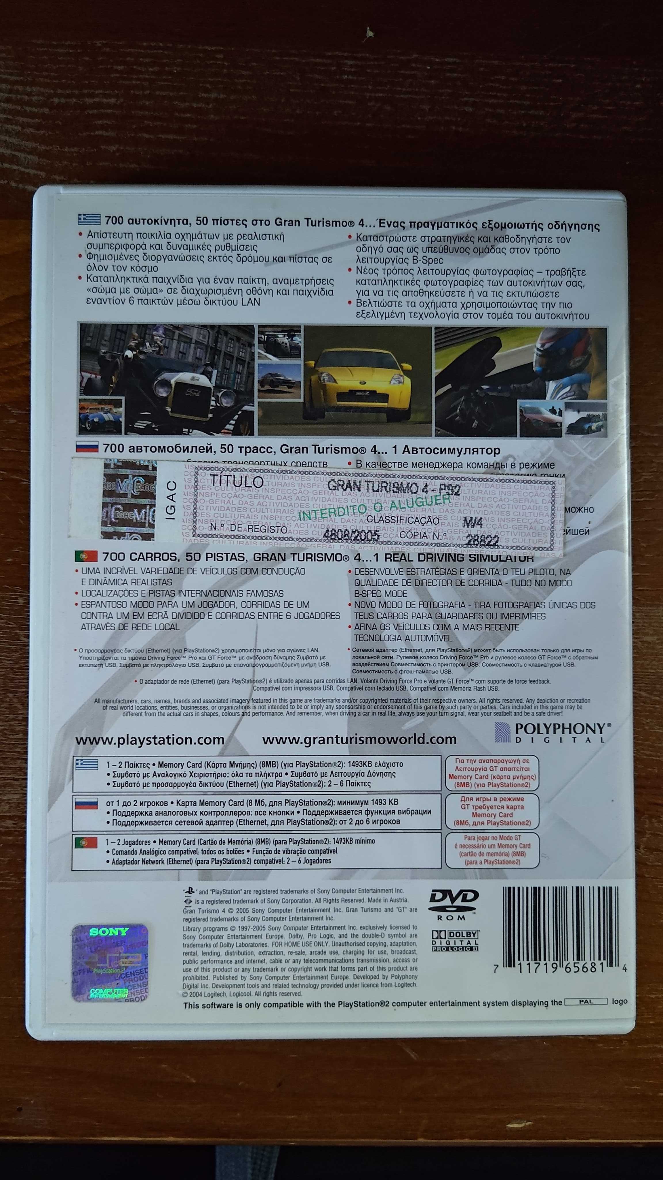 Gran Turismo 4 PS2