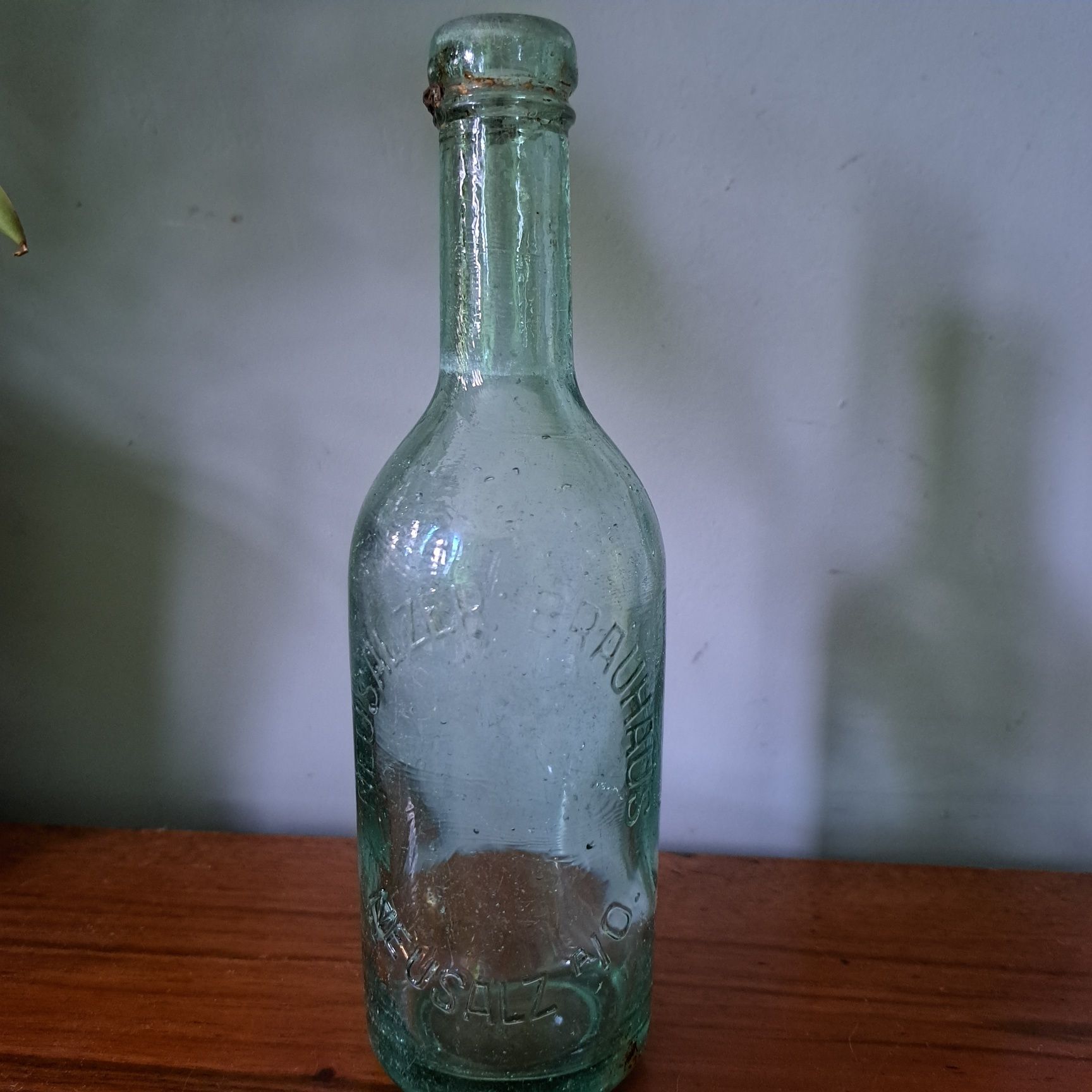 Stara butelka Neusalz- Nowa Sól