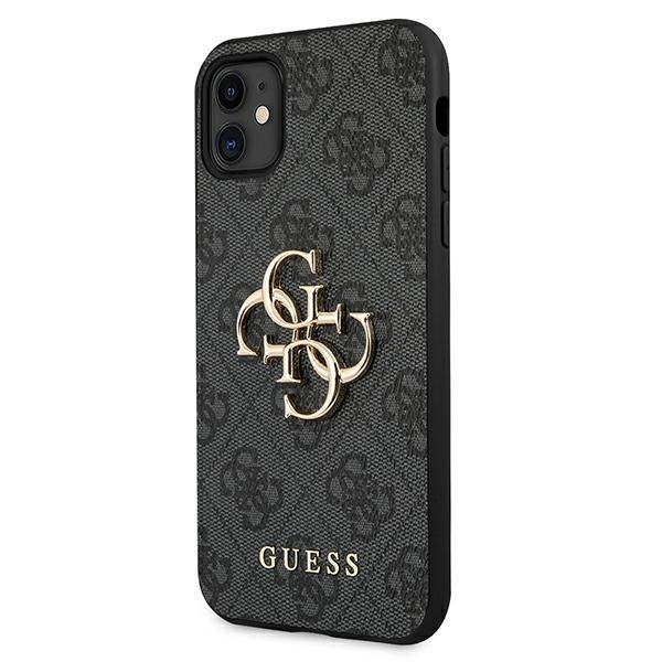Etui Guess 4G Big Metal Logo do iPhone 11/Szary/Grey