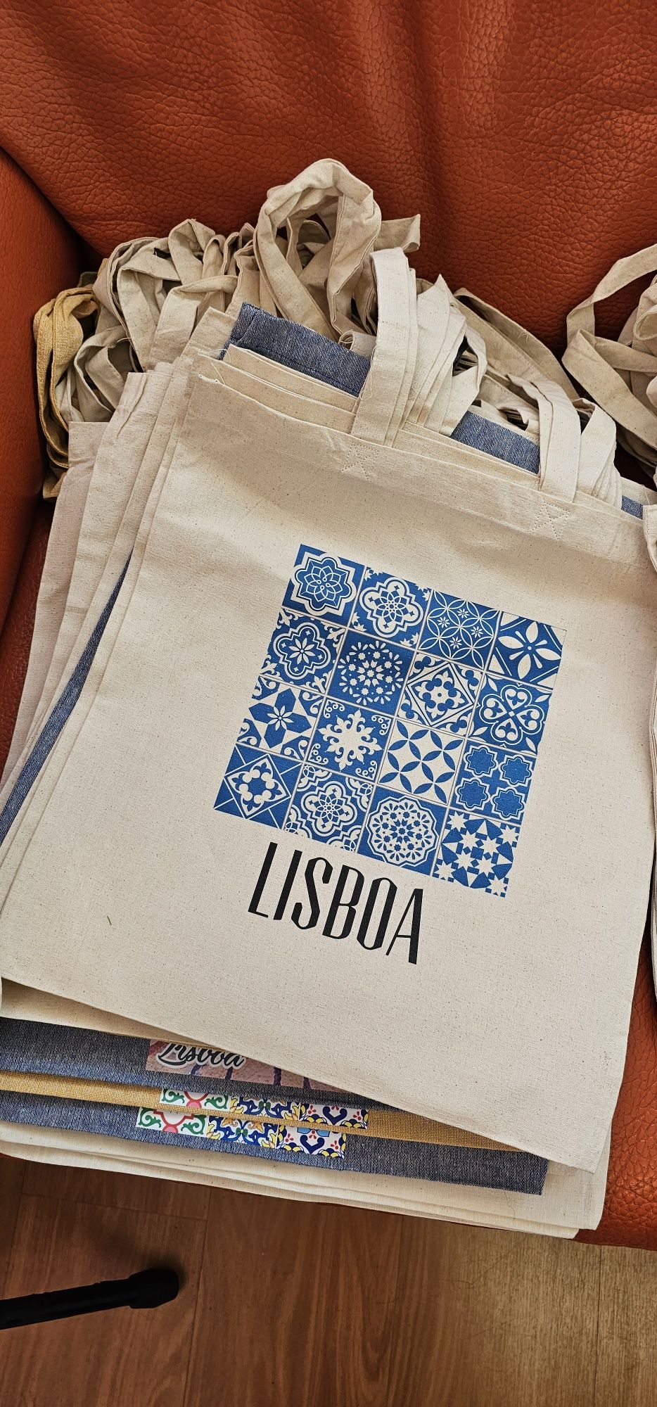 80 Sacos de Pano com Motivos de Lisboa