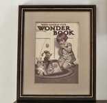 Obrazek retro vintage Wonder Book pokój dziecięcy