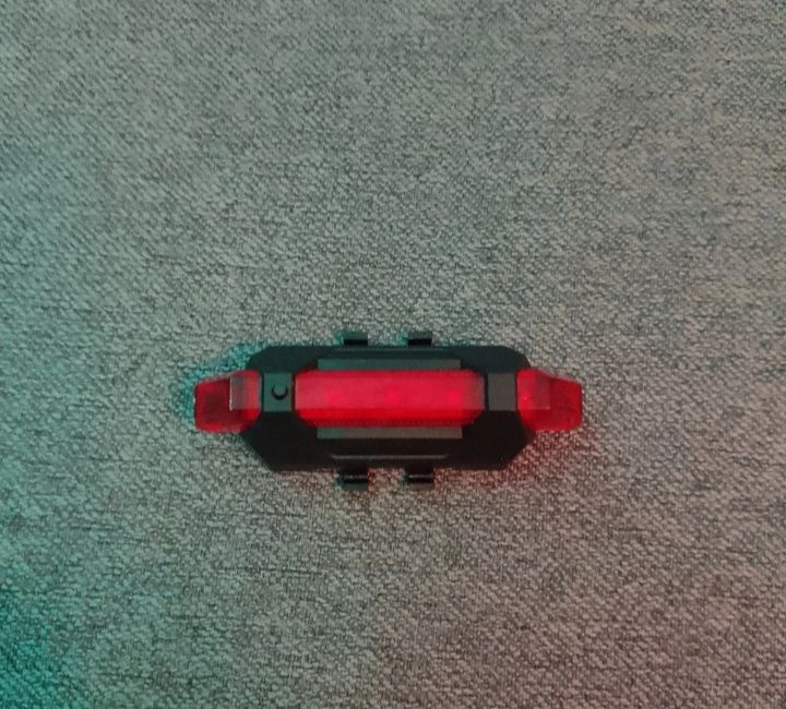 Box lampek rowerowych LED przód i tył ładowanych na kabelki USB