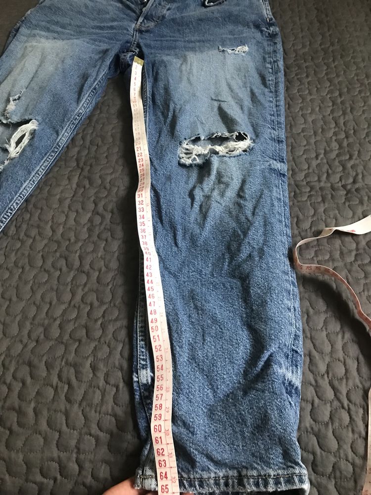 Джинсы  бойфренд бедровка H&m мом