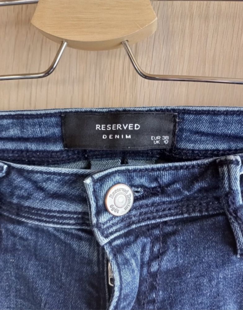 Dżinsy jeansy rurki Reserved r.38 z zameczkiem