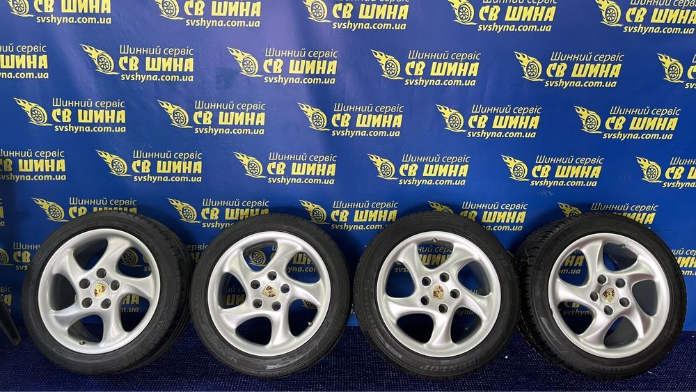 Диски 5x130 R18 Porsche 911(996) різноширокі з шинами