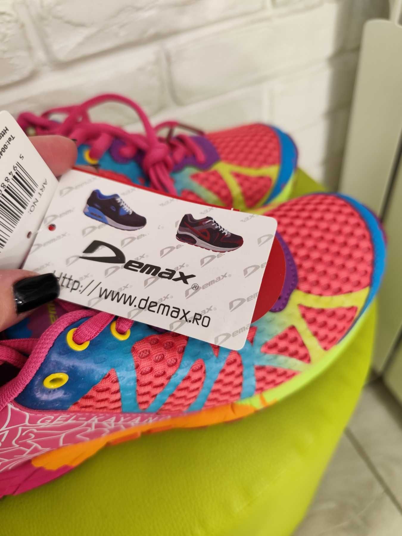 Жіночі яскраві кросівки для спорту Demax 36-39рр (кроссовки)