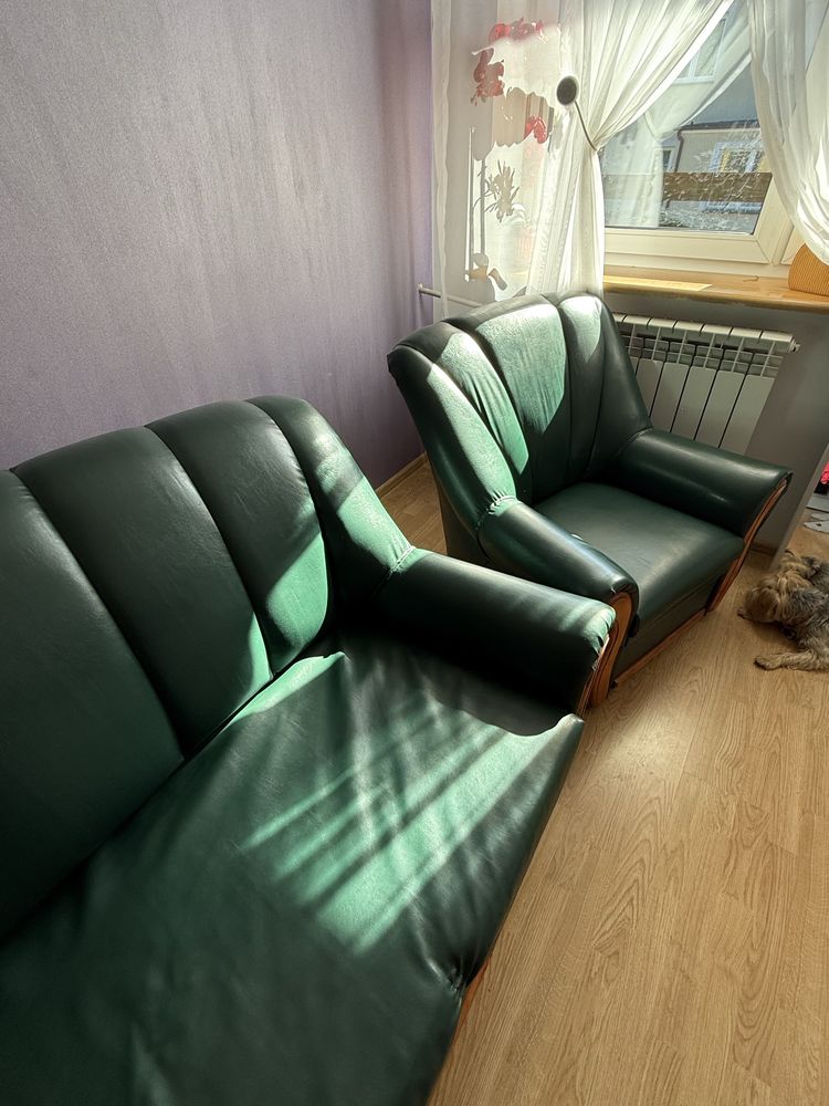Zestaw sofa plus fotele