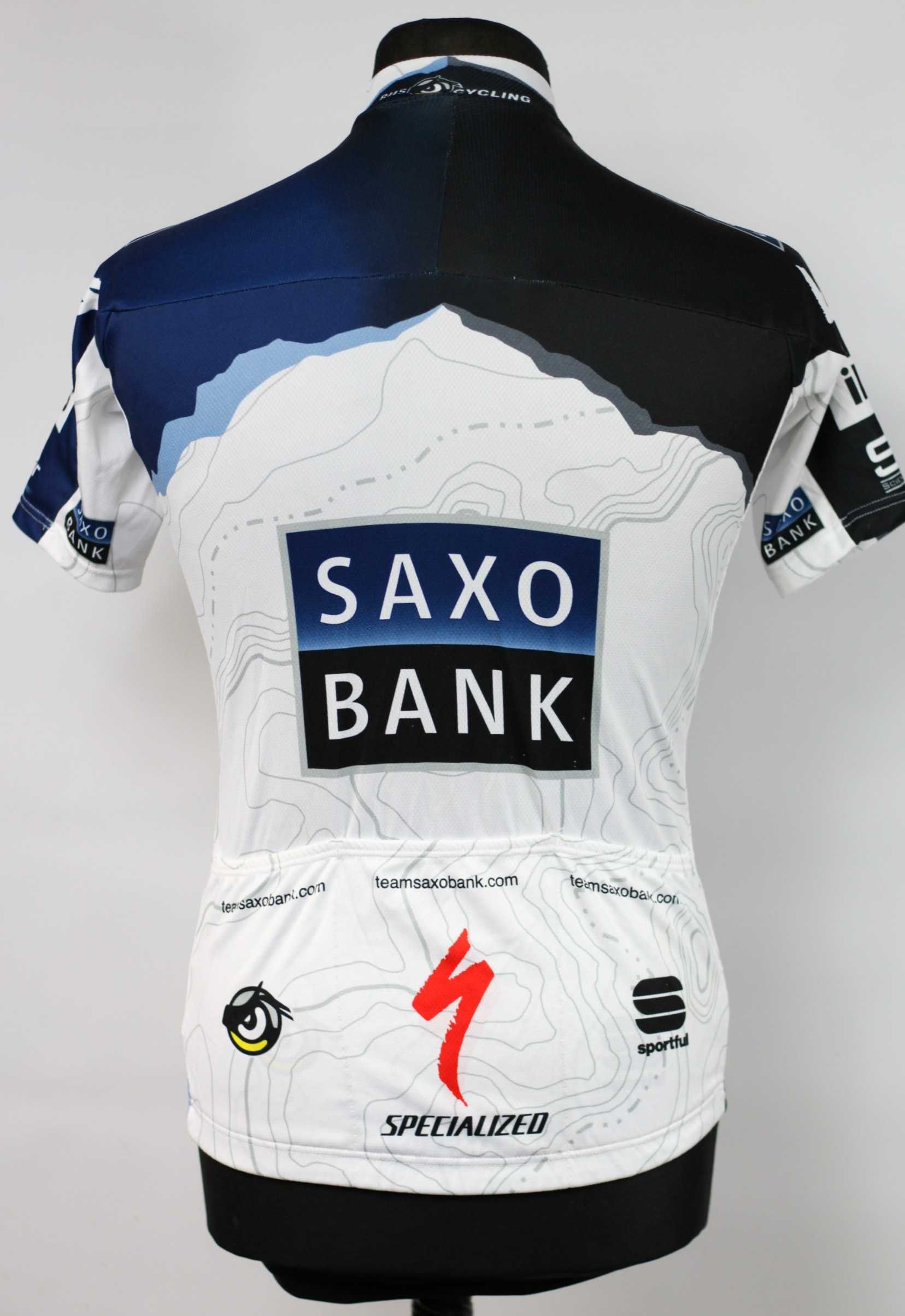 Sportful Saxo Bank męska koszulka kolarska rozmiar M