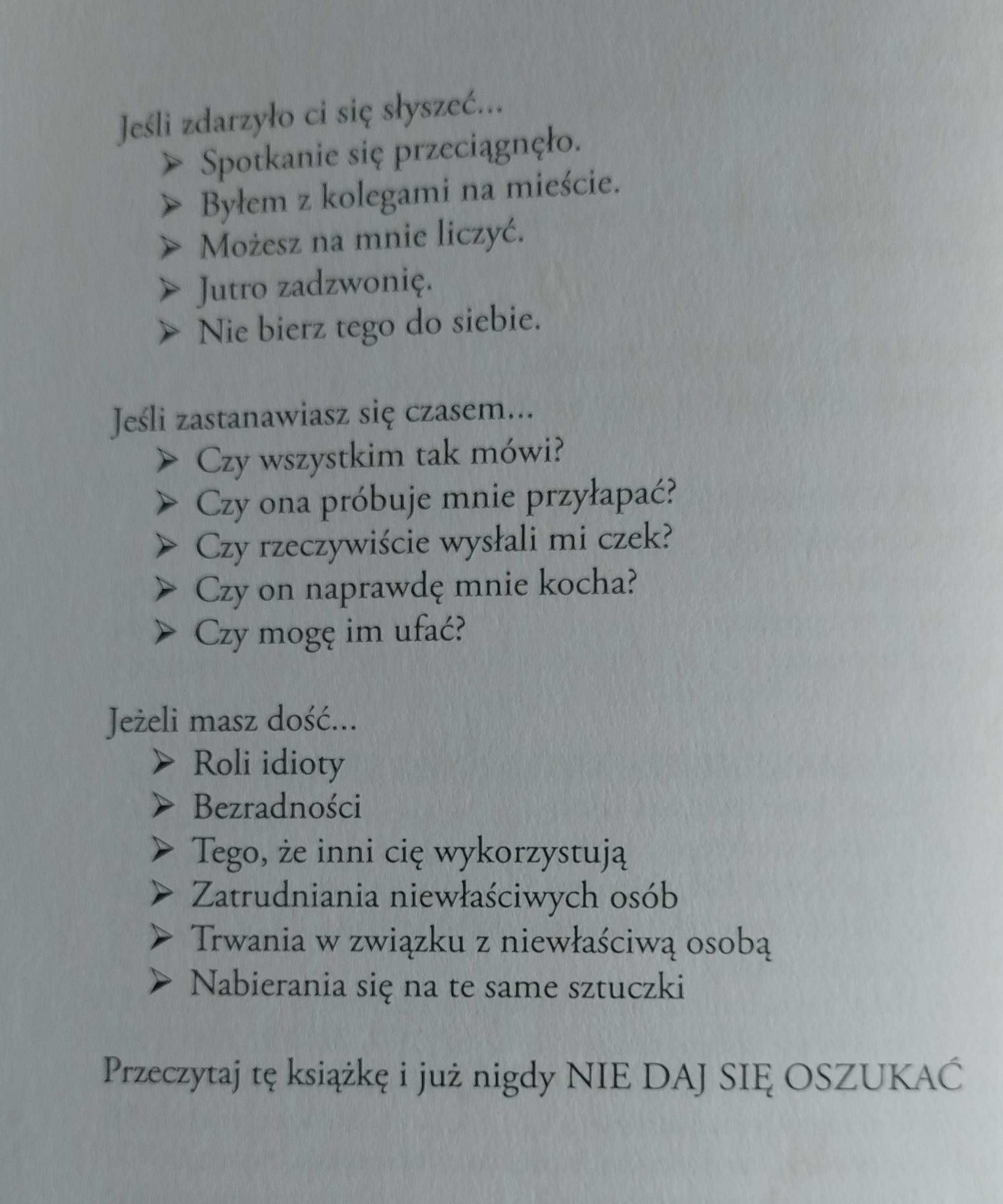 Nie daj się oszukać . David J. Lieberman